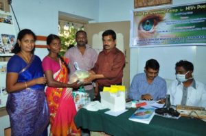 AIDS food packet distribution